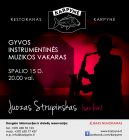 Gyvos instrumentinės muzikos vakaras